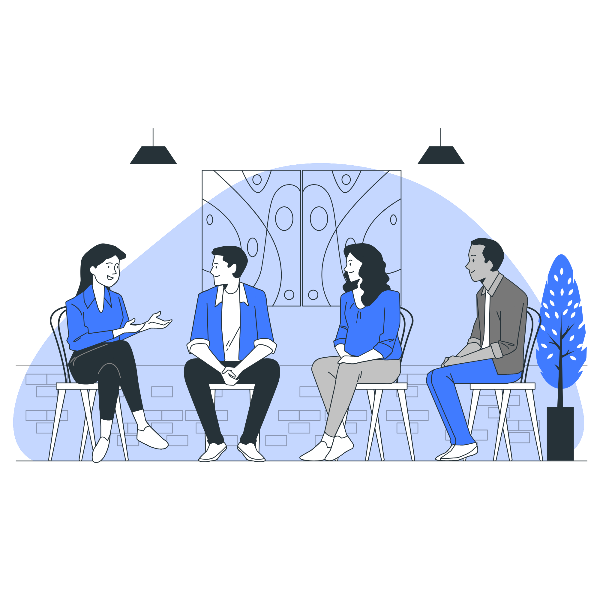 Zinye Group discussion